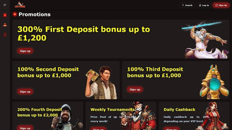 Mr Jones Casino Offers Lucrative Promotions and Bonuses for UK Players